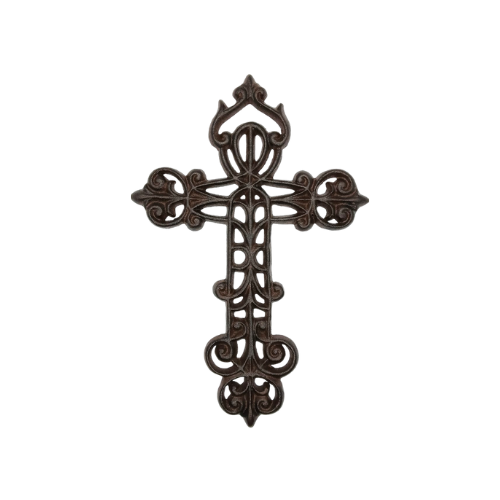 CRUZ DECORATIVA DE PARED VINTAGE